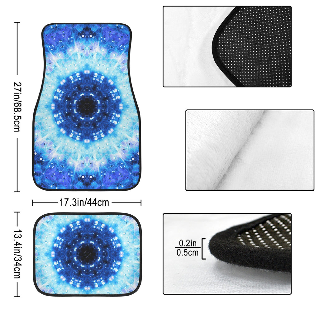 Katerina's Noel Nouvelette Desires 4-Piece Car Floor Mats （Customized Separately）| Ships from USA