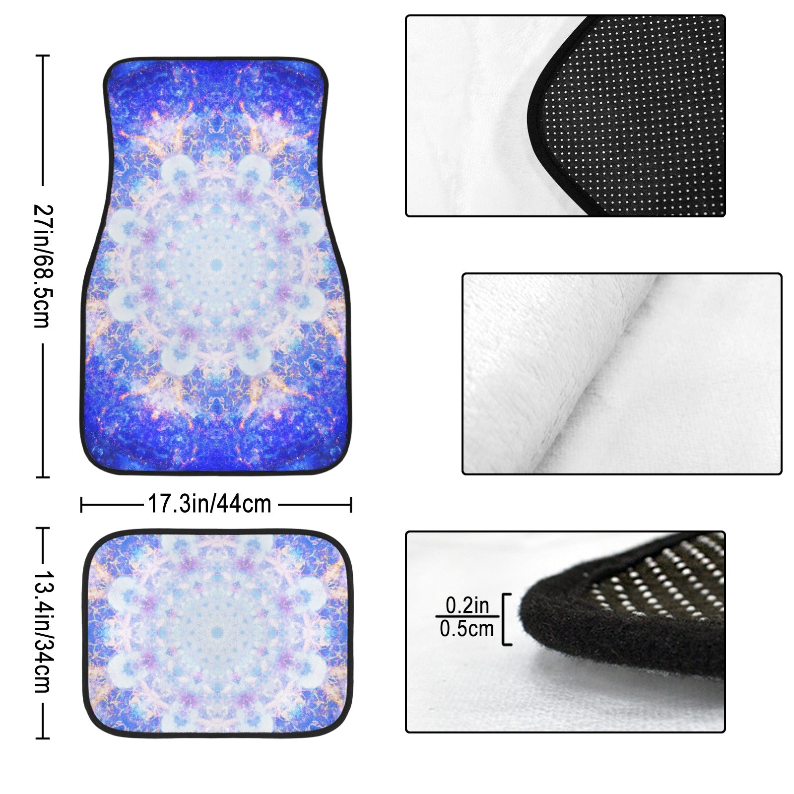 Amen Jin's Katerina's Afterall Desires 4-Piece Car Floor Mats （Customized Separately）| Ships from USA