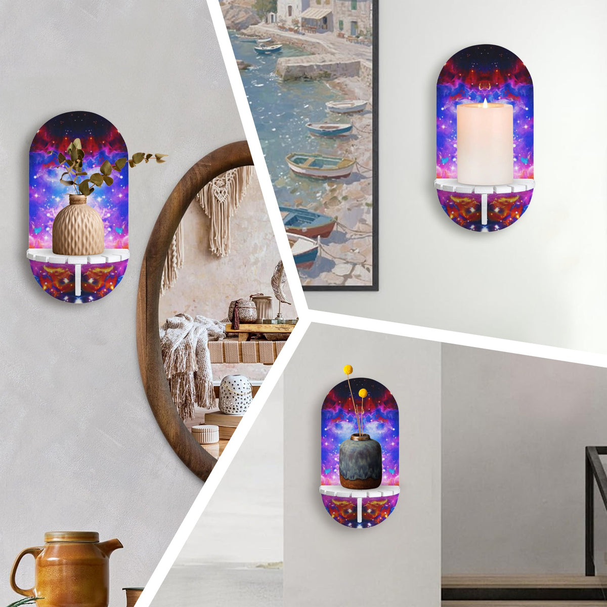 Katerina's Cassandra Desires Wall Mounted Candle Holder | Ships from USA