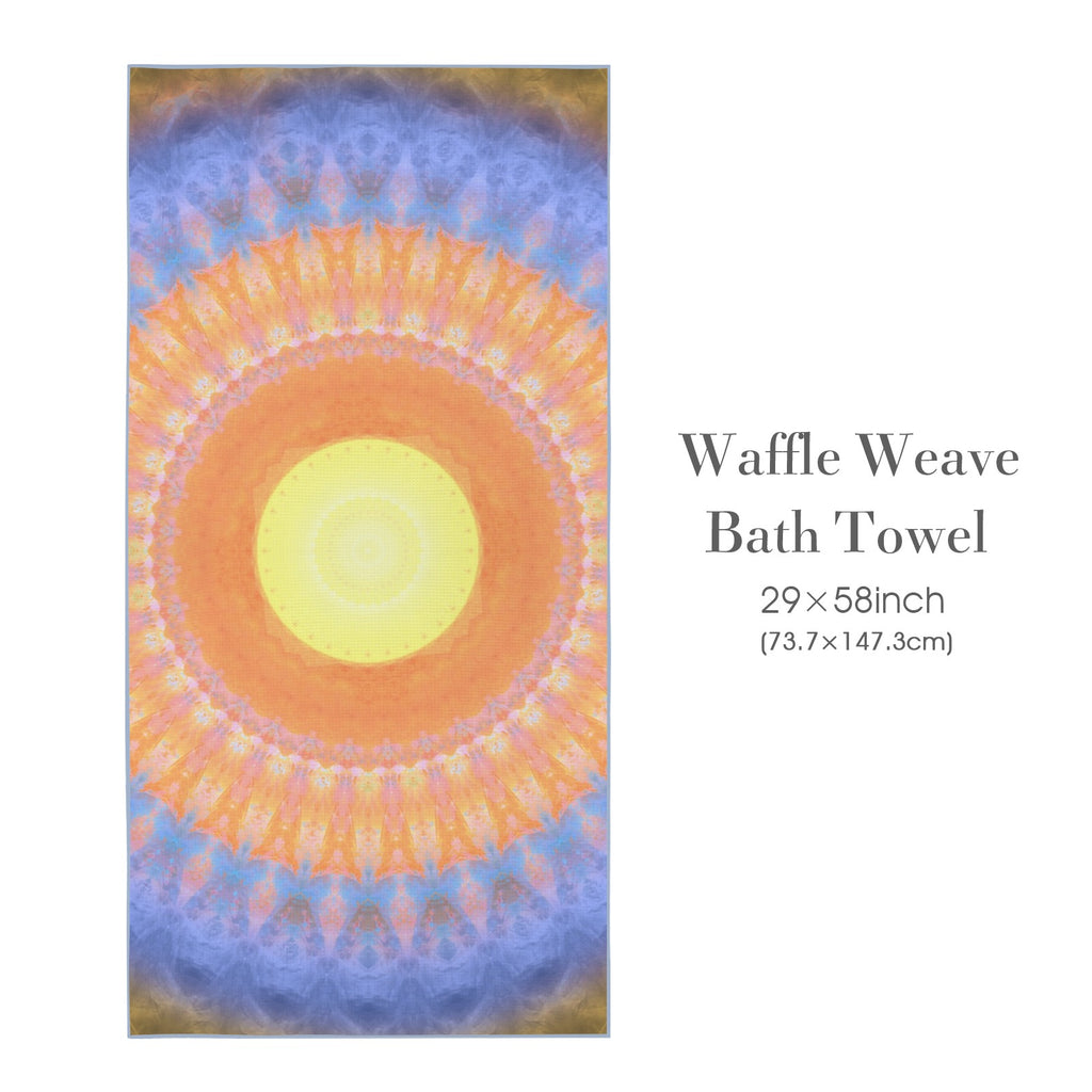 Katerina's Love Will Never Die Desires Waffle Weave Bath Towel 29" x 58" | Ships from USA