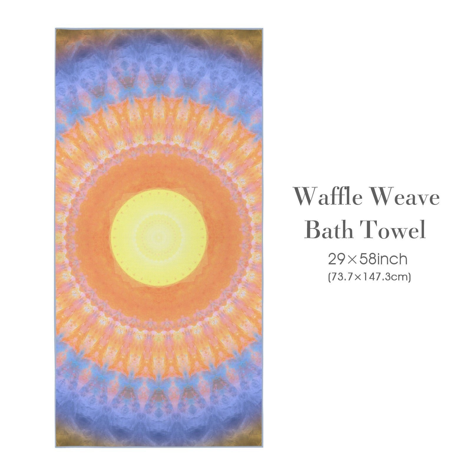 Katerina's Love Will Never Die Desires Waffle Weave Bath Towel 29" x 58" | Ships from USA