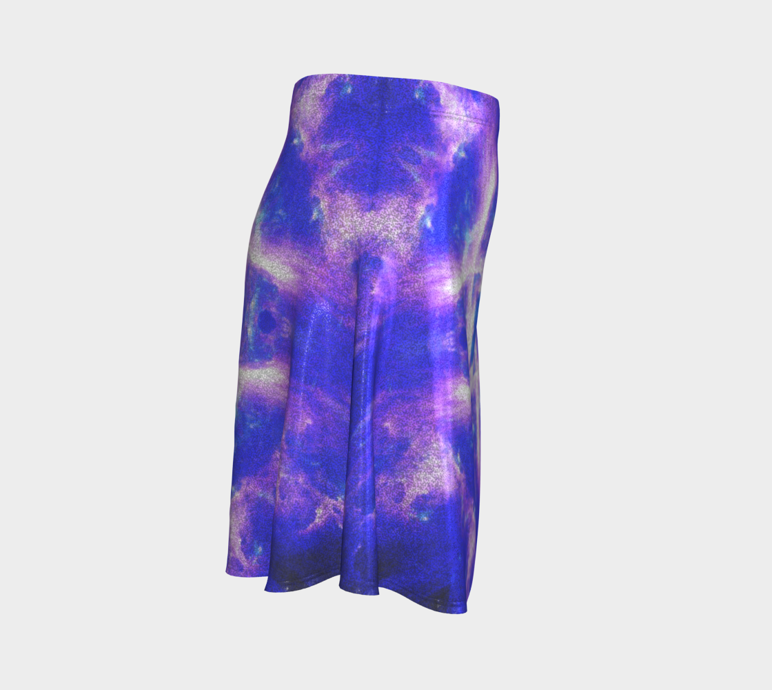 Katerina's Amethyst Sapphire Dreams Desires Flared Skirt