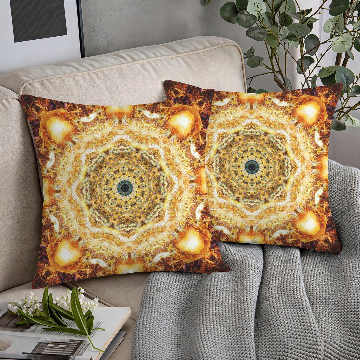 Katerina's Jupiter Desires Custom Pillow Cases 18" x 18" (2-Pack) | Ships from USA