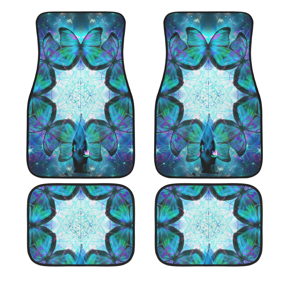 Katerina's Now and Forever Metamorphsis Meditations 4-Piece Car Floor Mats （Customized Separately）| Ships from USA