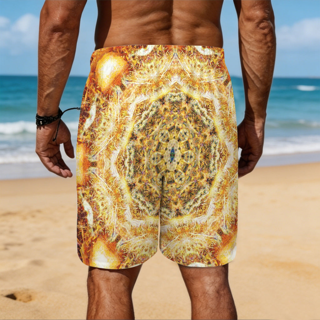 Katerina's Jupiter Desires Men's All Over Print Beach Shorts (Sets 26) | Ships from USA