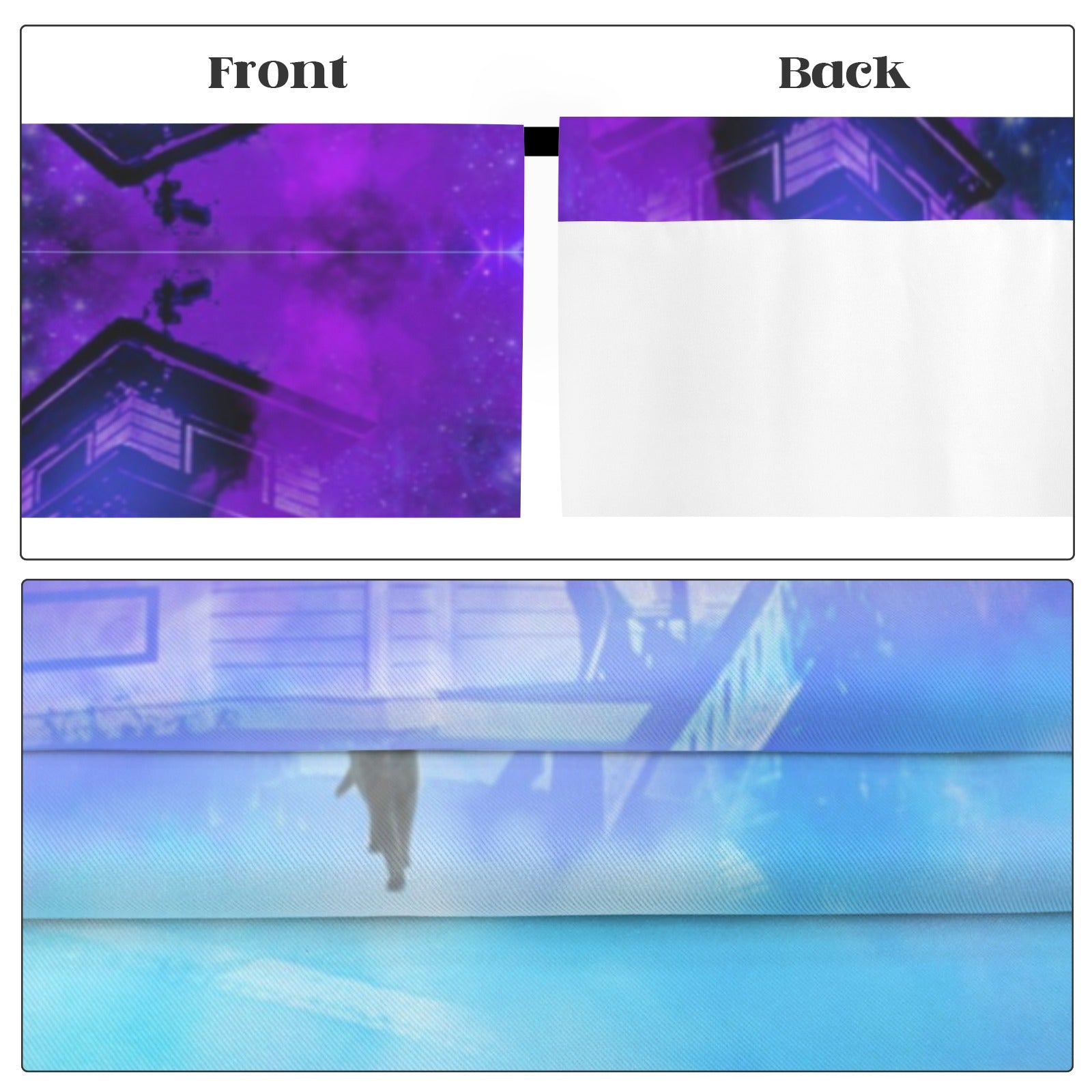 Amen Jin's Katerina's Eros & Psyche Hocus Pocus Desires Floor-To-Ceiling Curtain 52x84inch | Ships from USA