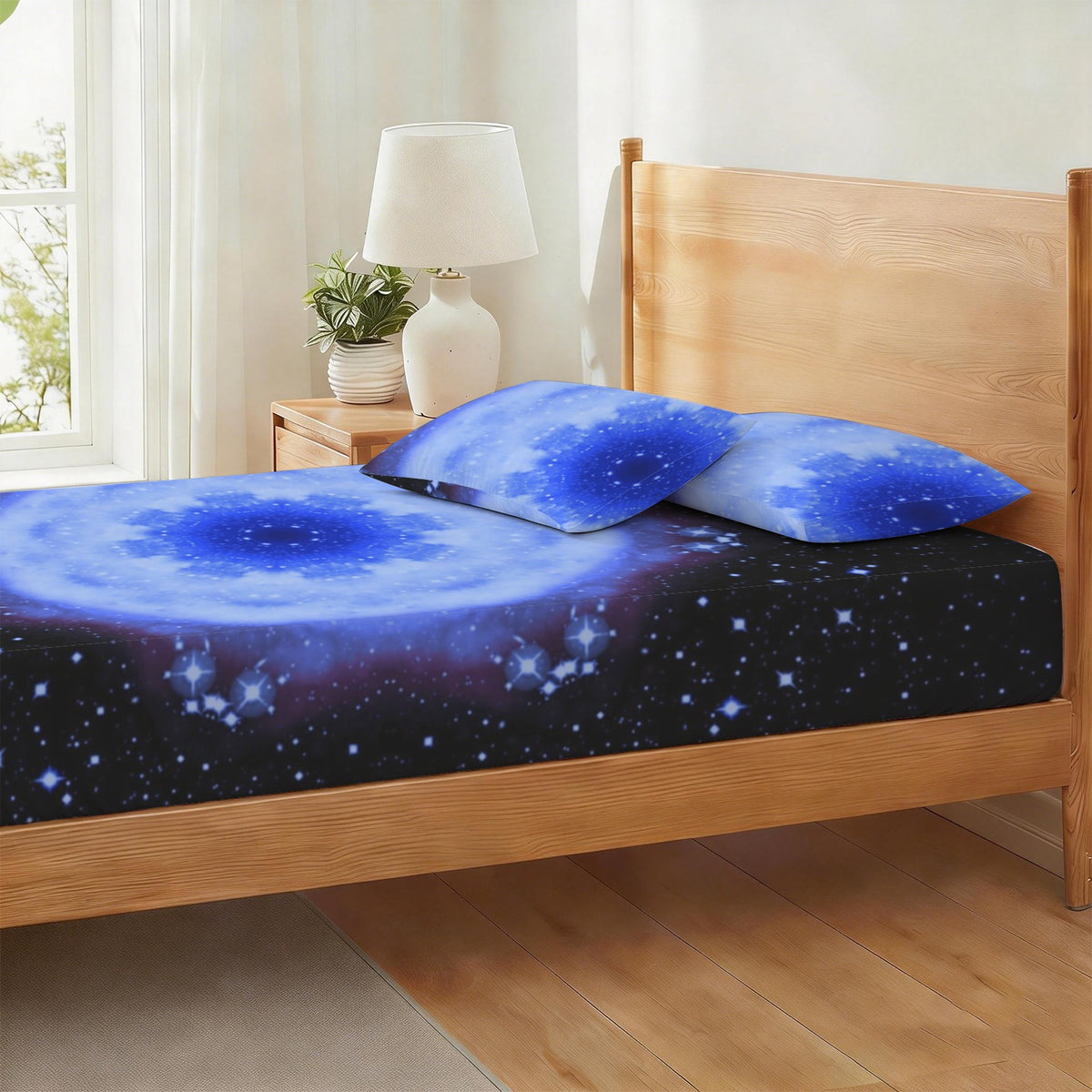 Katerina's Halo Desires Twin Bedding Set (Fitted Sheet + Pillowcases) | Ships from USA