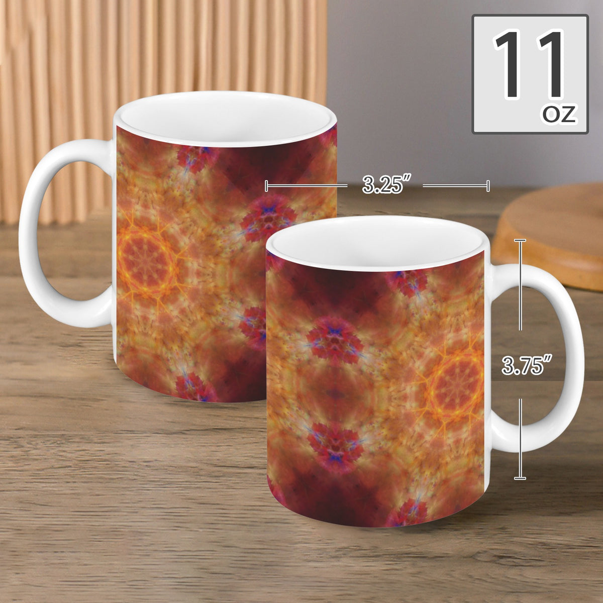 Katerina's Supernova Desires Custom White Mug(11OZ)(Set of 2) | Ships from USA