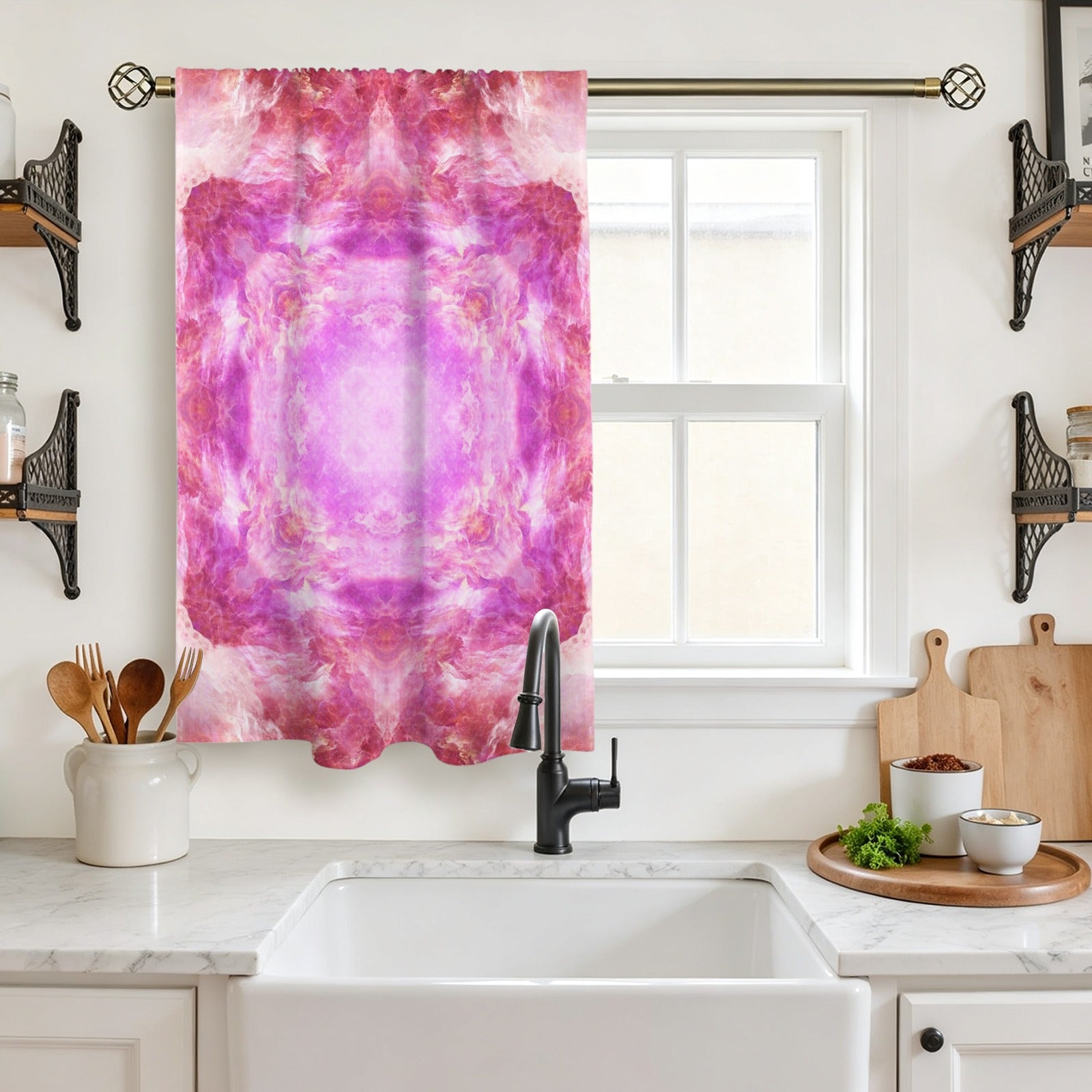 Katerina's Unconditional Desires Window Curtain 27.6" x 39.4" ( 1 Piece ) | Ships from USA
