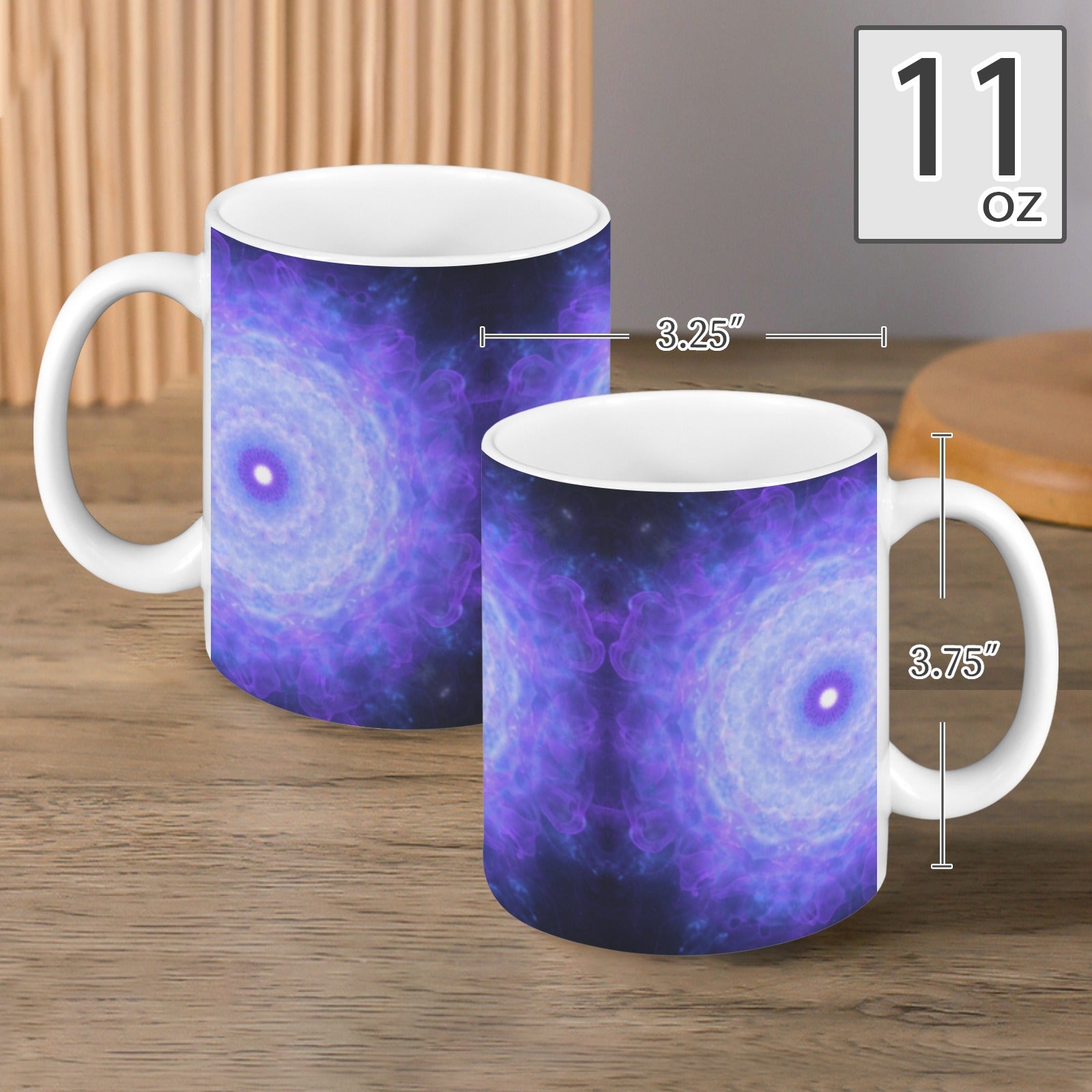 Katerina's Dragon Heart Desires Custom White Mug(11OZ)(Set of 2) | Ships from USA