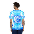 Amen Jins Mandala of Dragon Fire Triple Goddess Meditations Men's Sports Jersey  | Eye of Illumination
