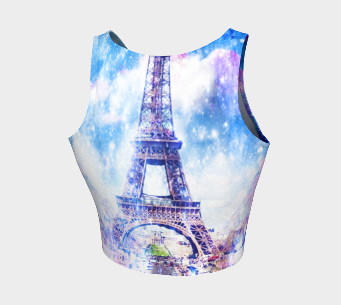 Rainbow Universe Parisian Dreams Athletic Crop Top