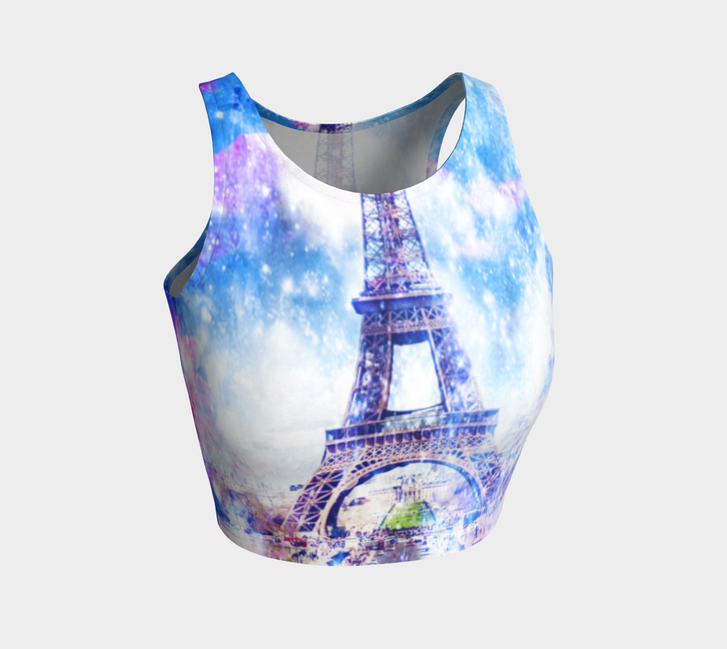 Rainbow Universe Parisian Dreams Athletic Crop Top