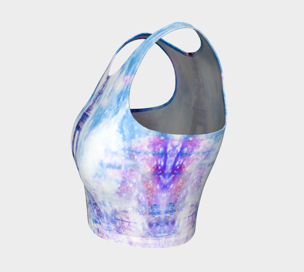 Rainbow Universe Parisian Dreams Athletic Crop Top
