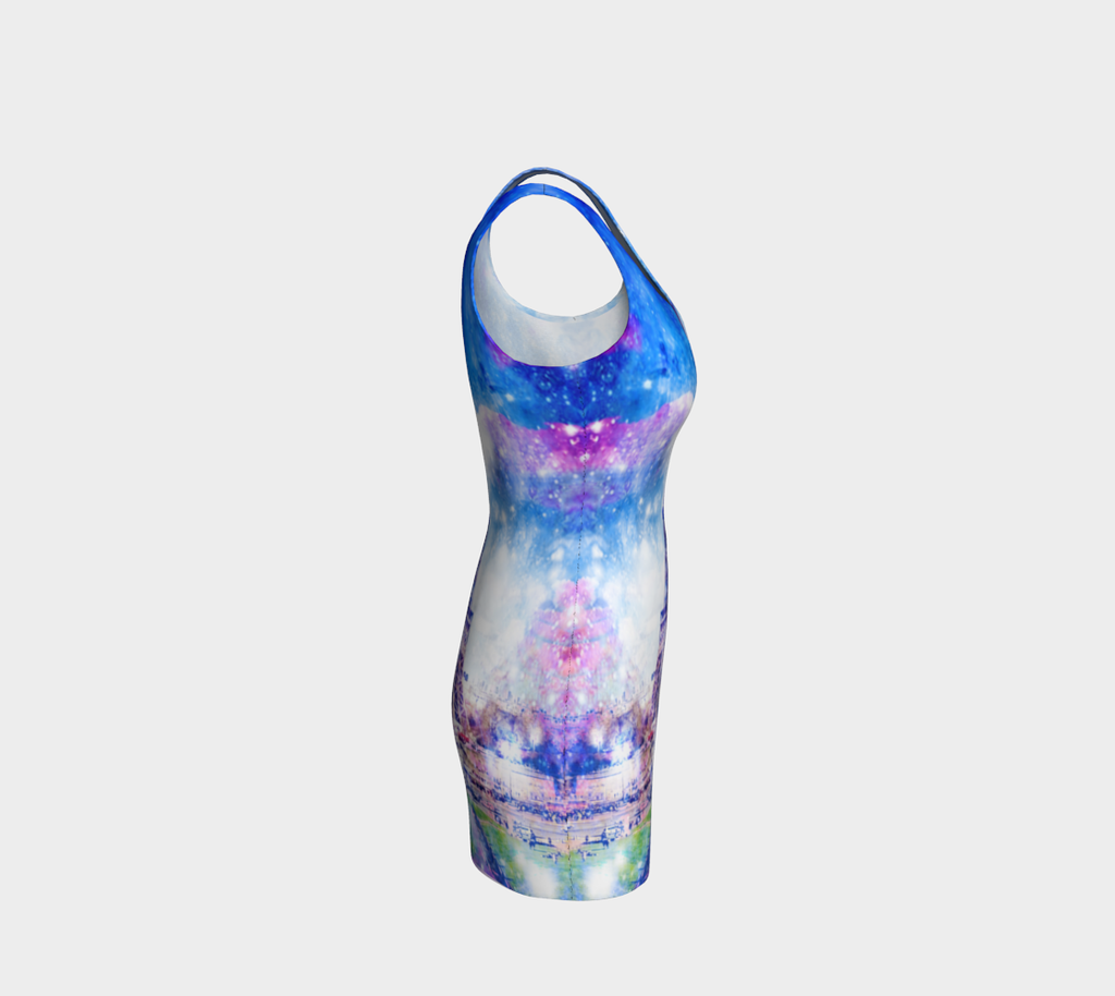 Rainbow Universe Parisian Dreams Bodycon Dress