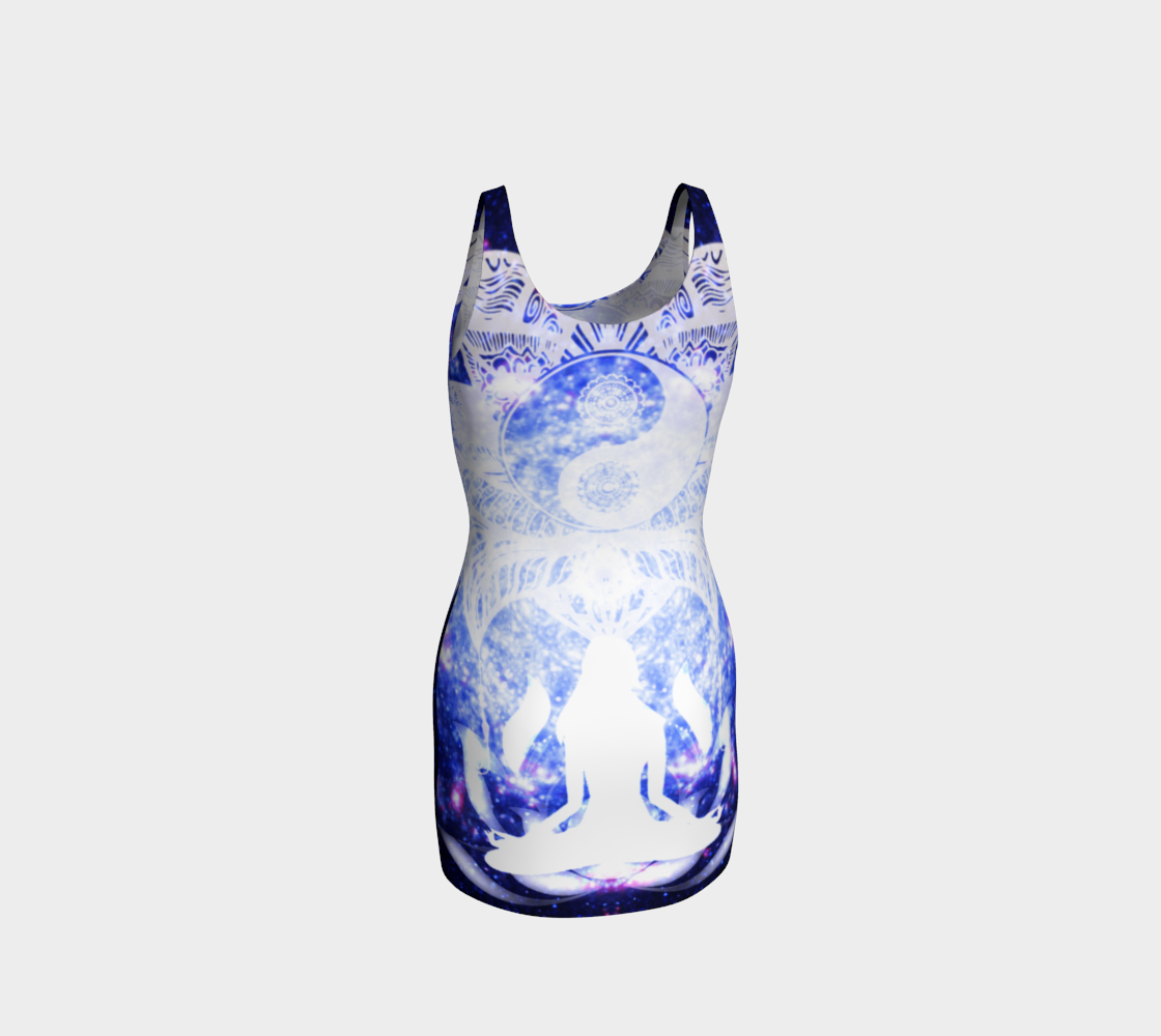 Katerina's Lotus Meditations Bodycon Dress