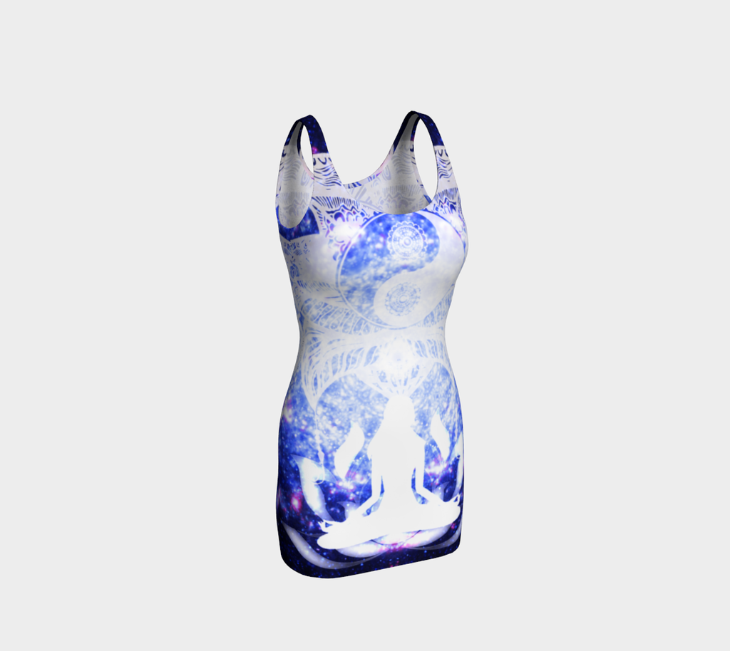 Katerina's Lotus Meditations Bodycon Dress