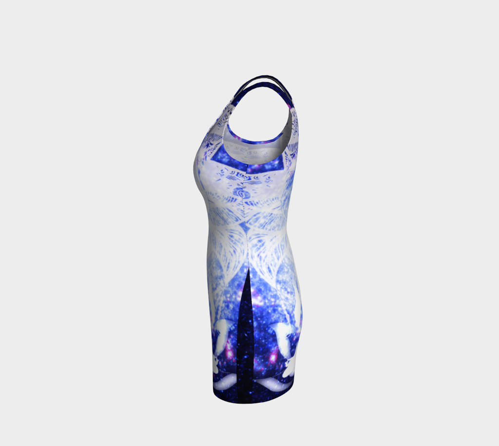 Katerina's Lotus Meditations Bodycon Dress