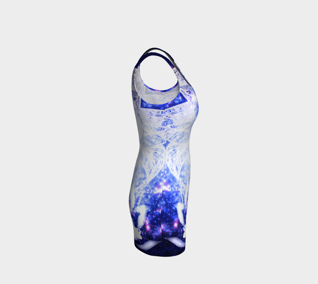 Katerina's Lotus Meditations Bodycon Dress