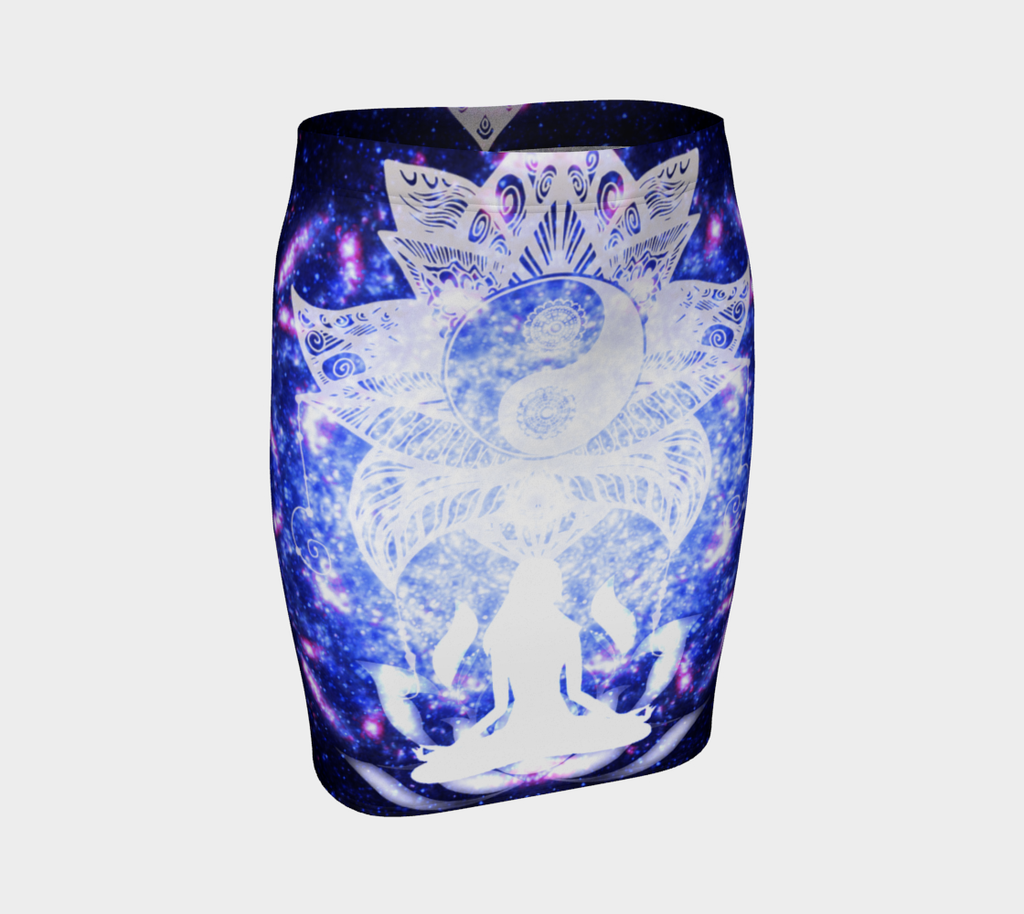 Katerina's Lotus Meditations Fitted Skirt