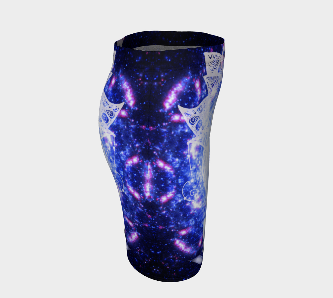 Katerina's Lotus Meditations Fitted Skirt