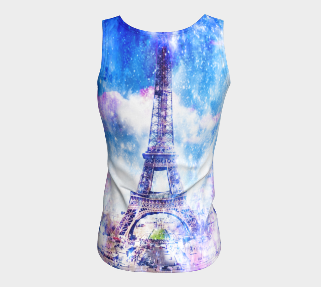 Rainbow Universe Parisian Dreams Fitted Tank Top
