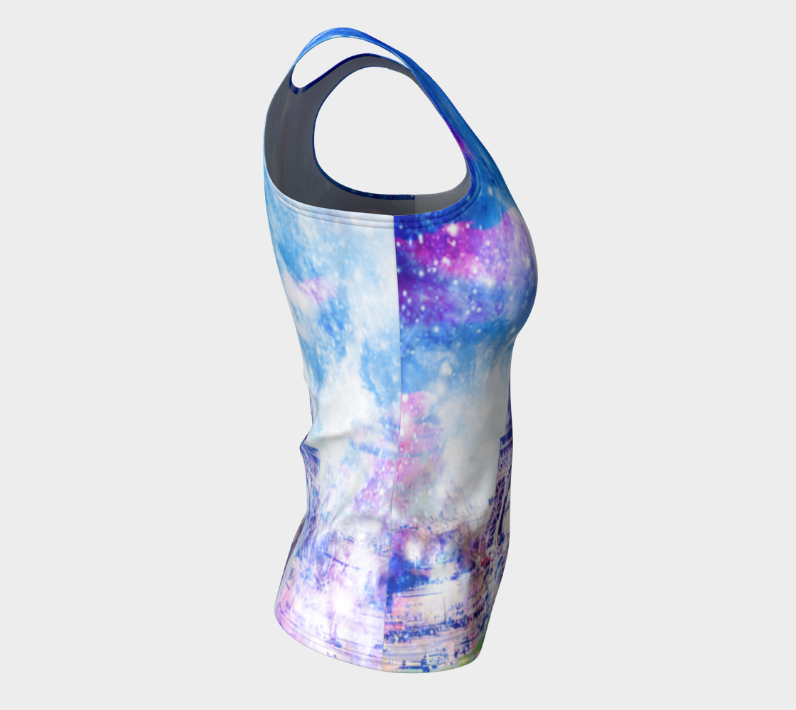 Rainbow Universe Parisian Dreams Fitted Tank Top
