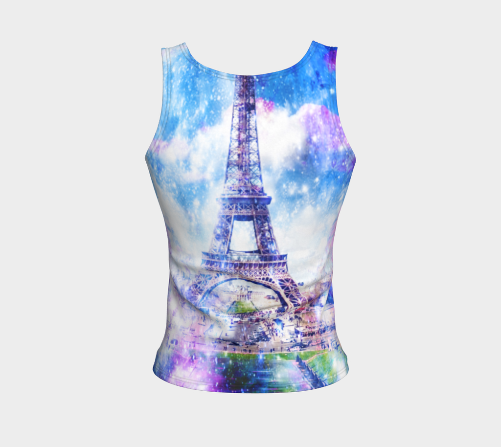 Rainbow Universe Parisian Dreams Fitted Tank Top