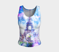 Rainbow Universe Parisian Dreams Fitted Tank Top