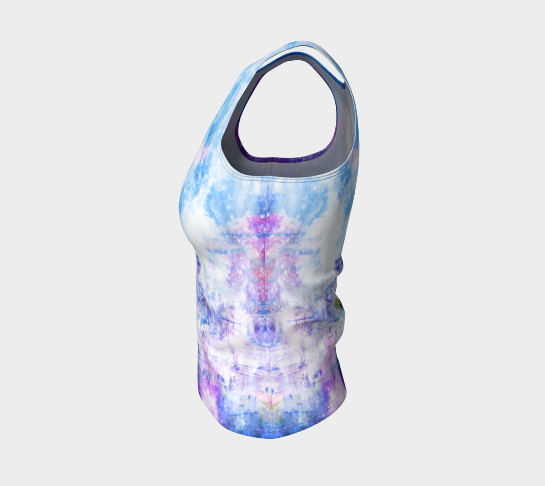 Rainbow Universe Parisian Dreams Fitted Tank Top