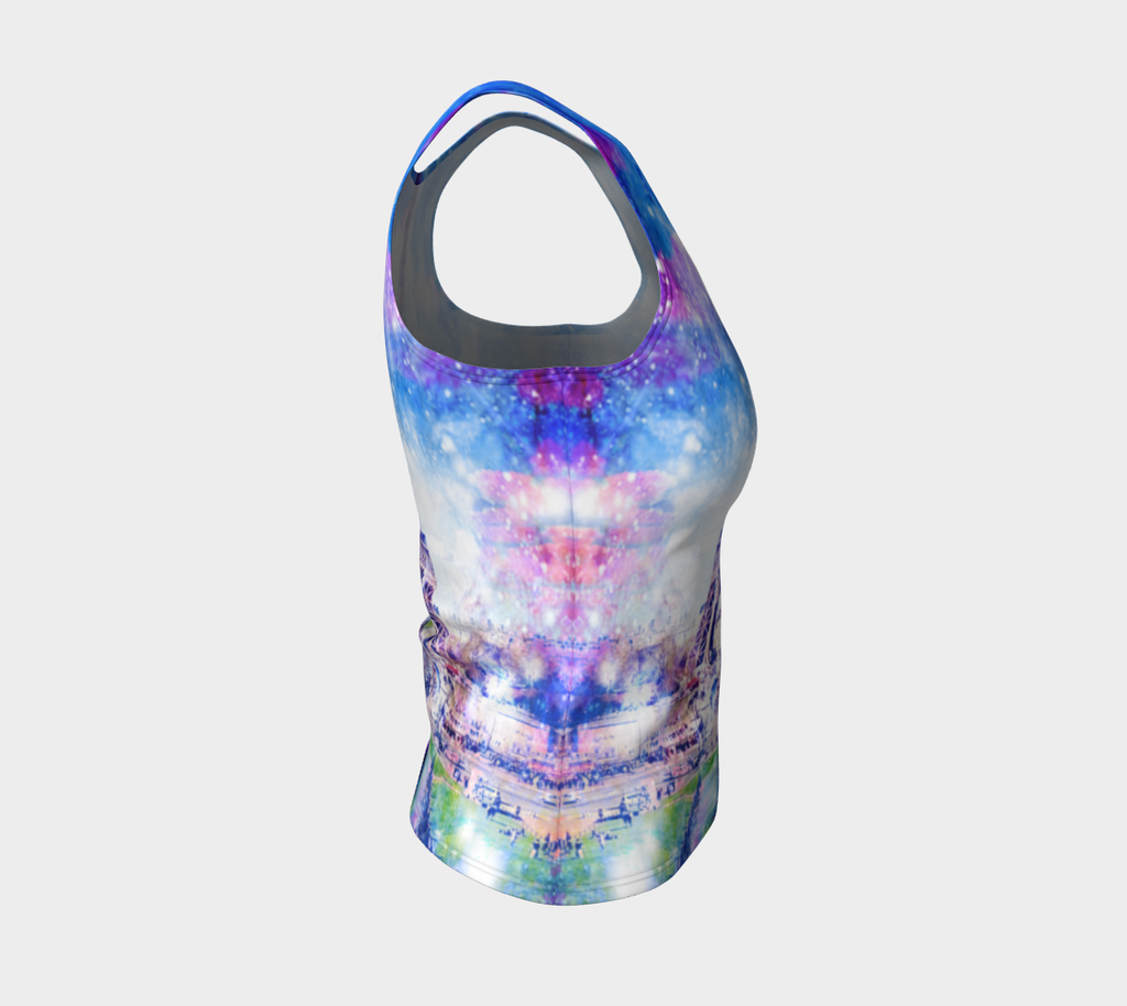 Rainbow Universe Parisian Dreams Fitted Tank Top