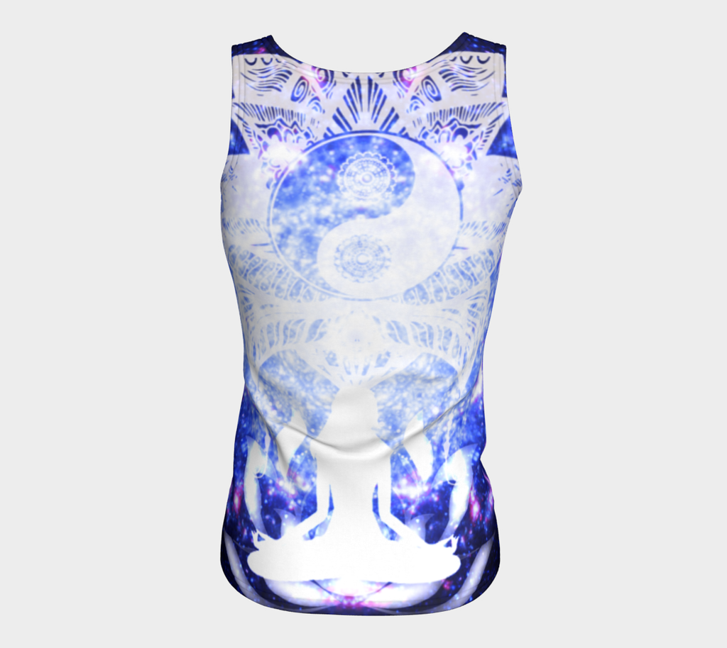 Katerina's Lotus Meditations Fitted Tank Top