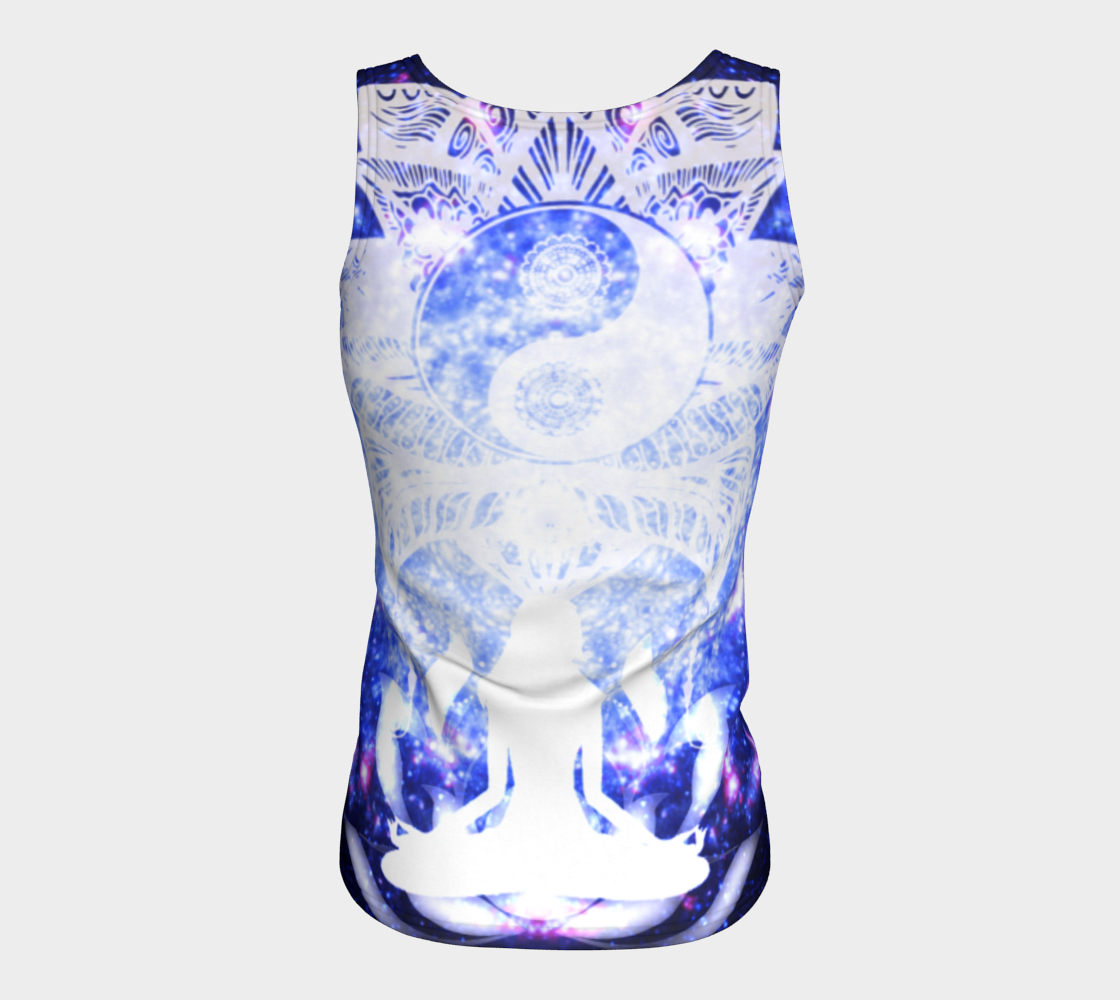 Katerina's Lotus Meditations Fitted Tank Top