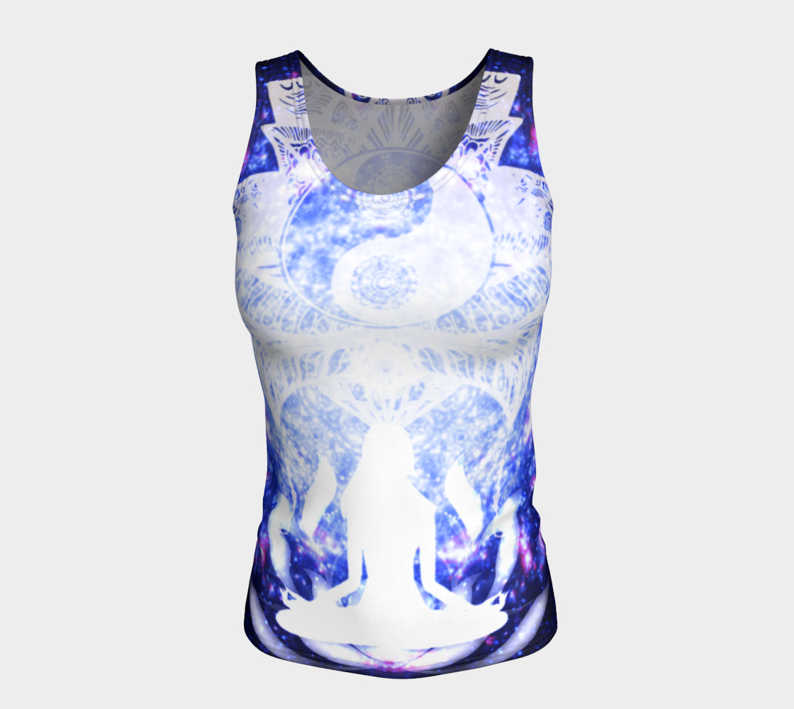 Katerina's Lotus Meditations Fitted Tank Top