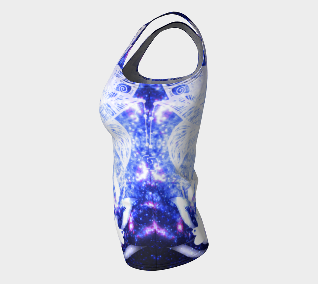 Katerina's Lotus Meditations Fitted Tank Top