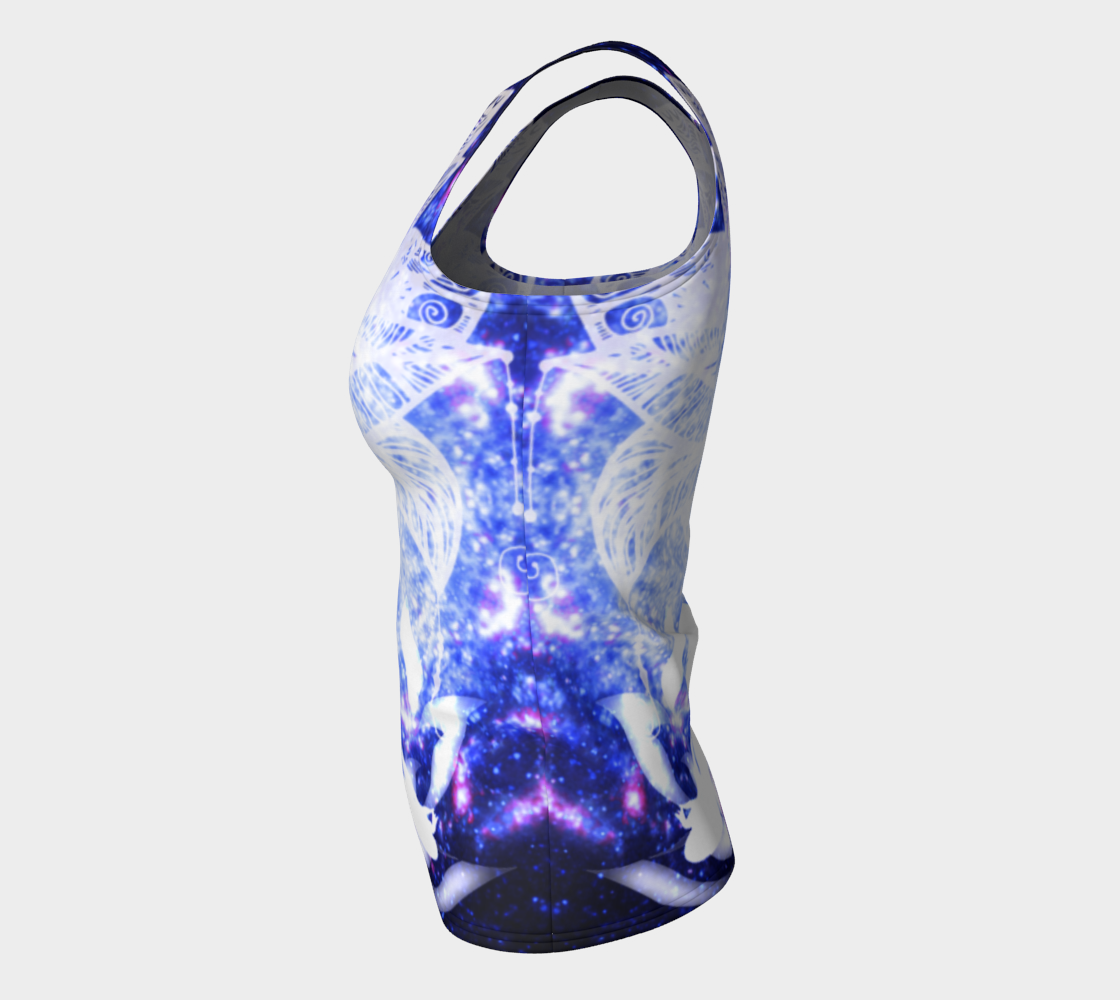 Katerina's Lotus Meditations Fitted Tank Top