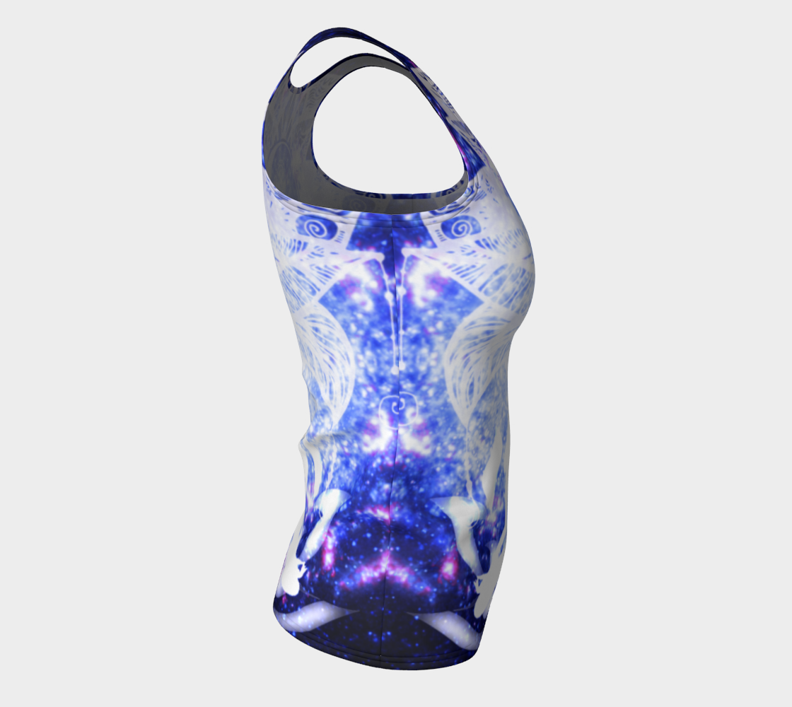 Katerina's Lotus Meditations Fitted Tank Top
