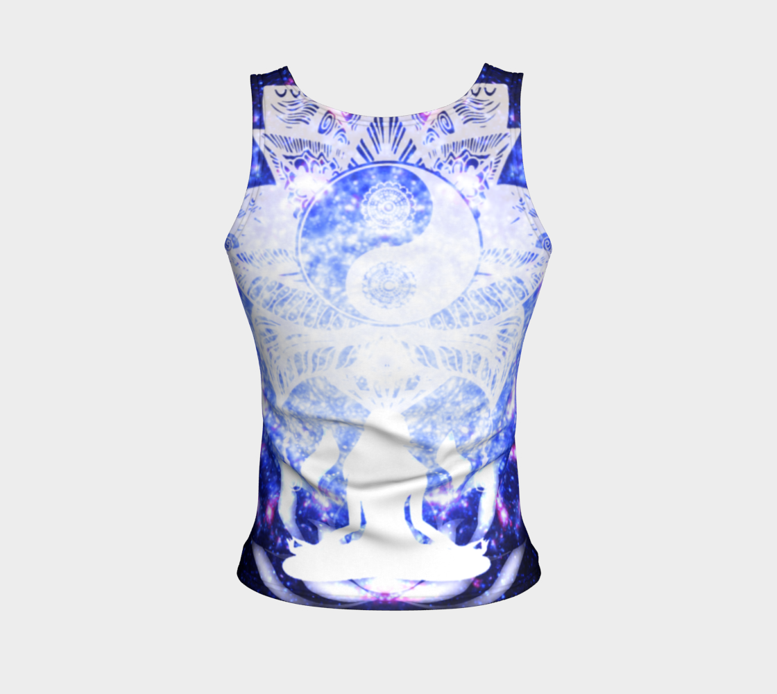 Katerina's Lotus Meditations Fitted Tank Top