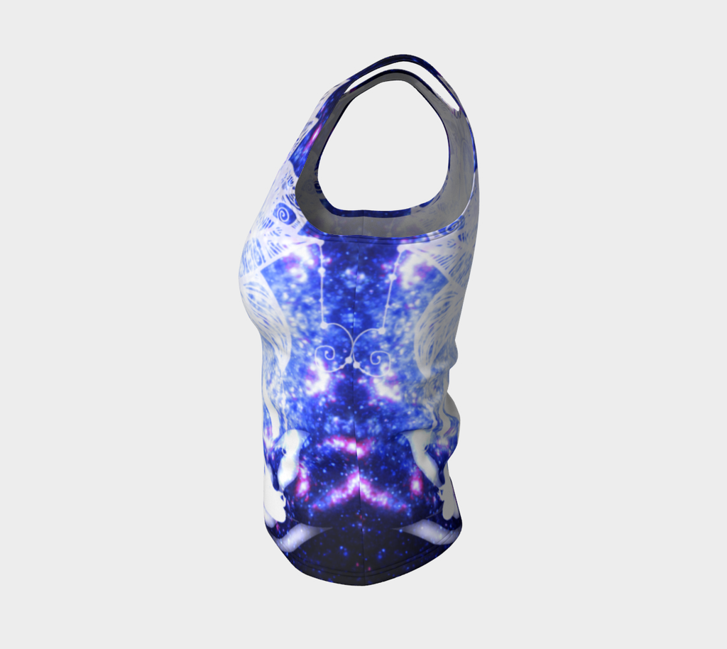 Katerina's Lotus Meditations Fitted Tank Top