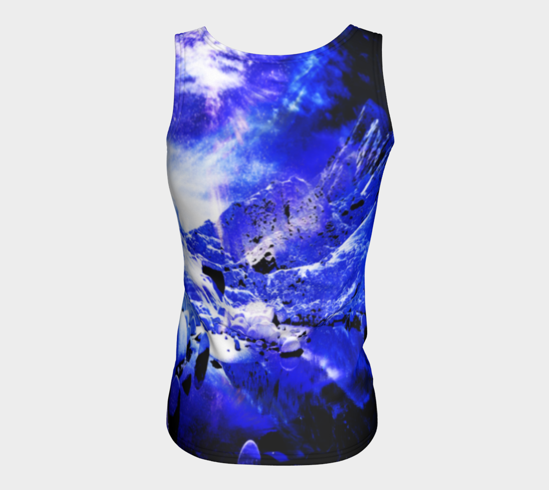 Yule Night Dreams Fitted Tank Top