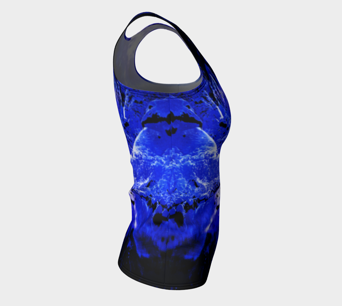 Yule Night Dreams Fitted Tank Top