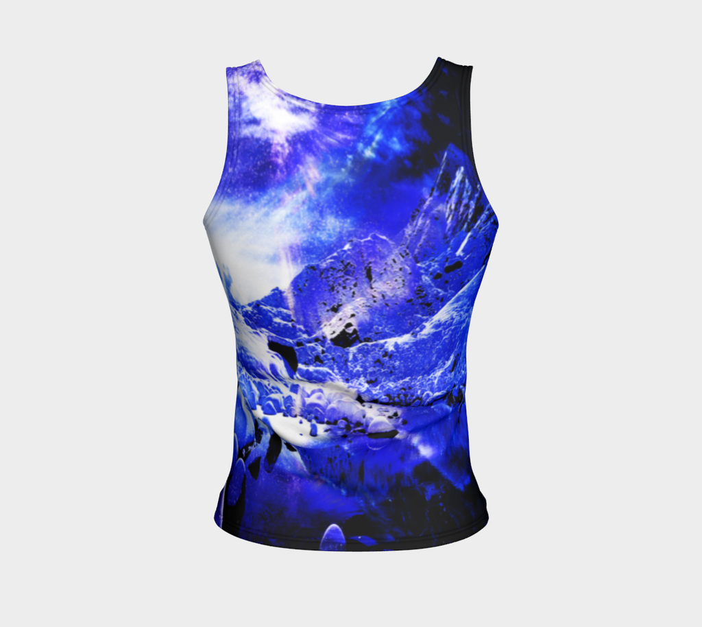 Yule Night Dreams Fitted Tank Top