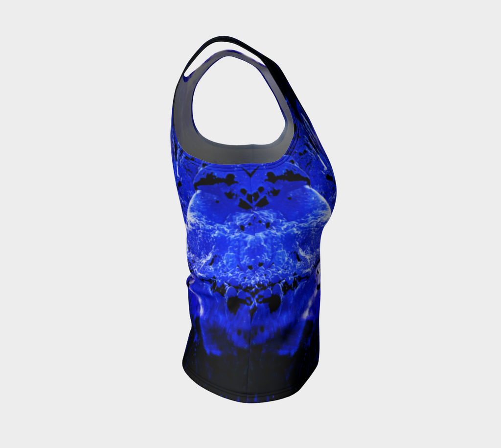 Yule Night Dreams Fitted Tank Top