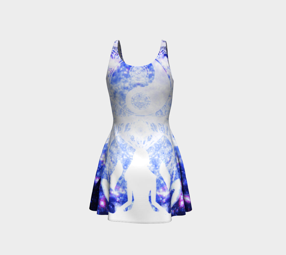 Katerina's Lotus Meditations Flare Dress