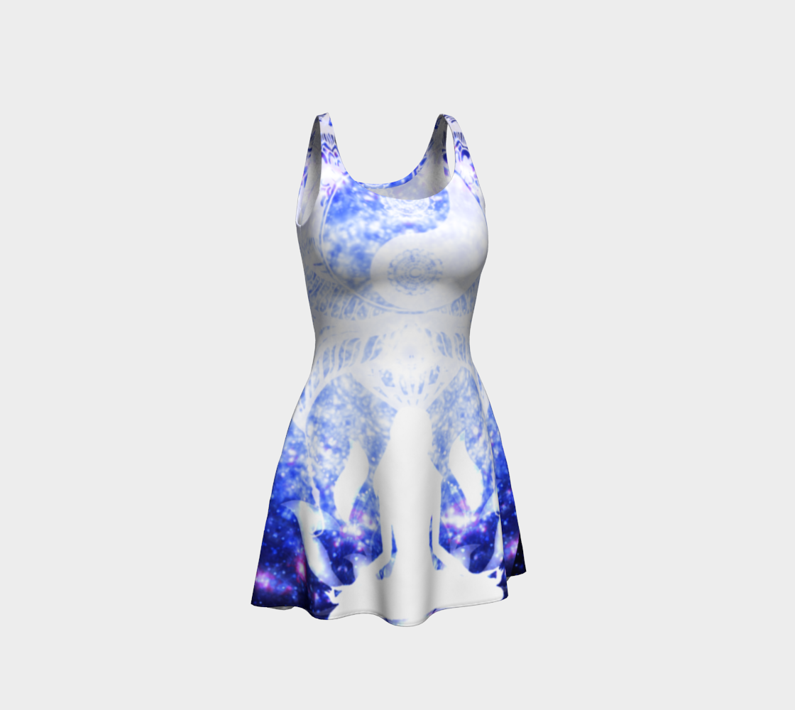 Katerina's Lotus Meditations Flare Dress