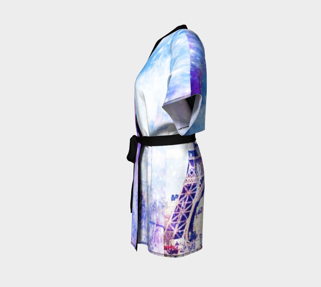 Rainbow Universe Parisian Dreams Kimono
