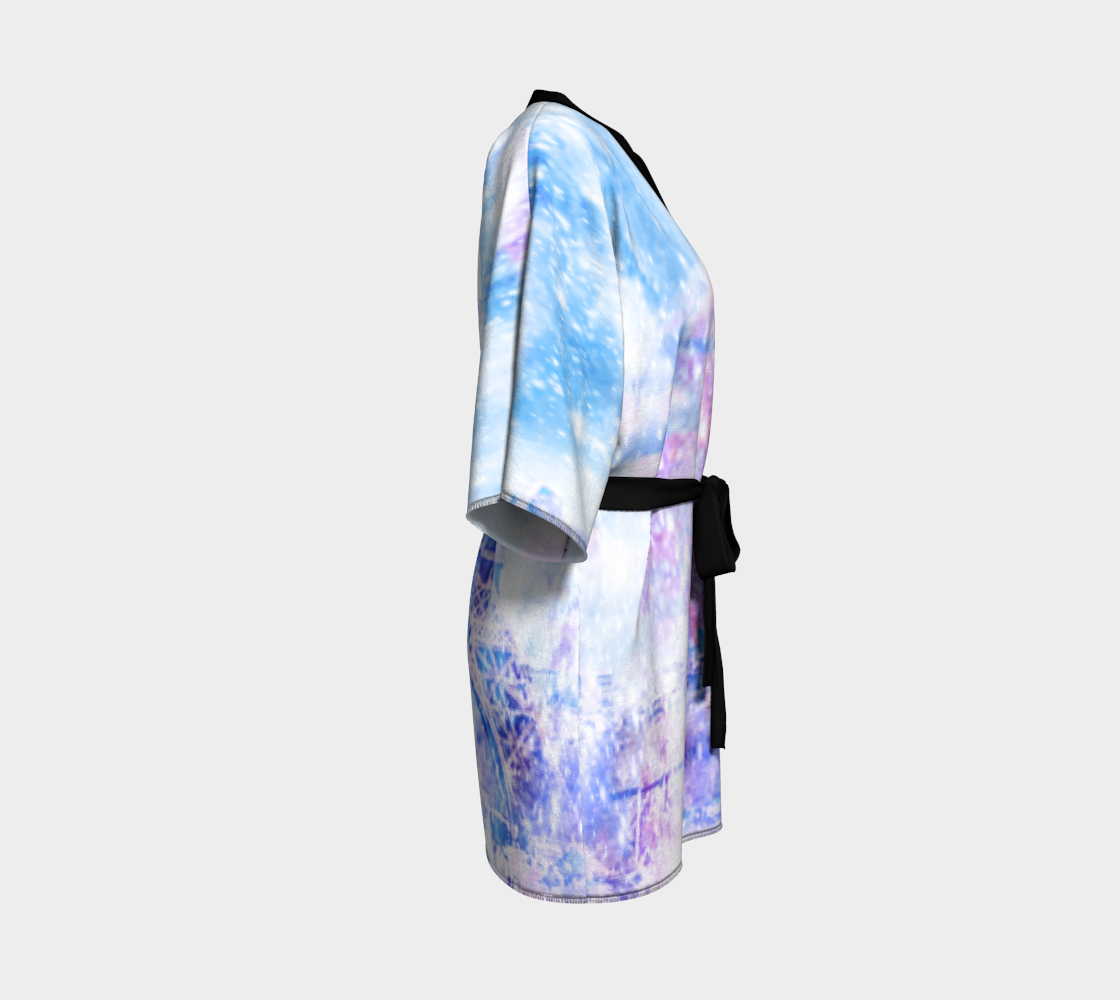 Rainbow Universe Parisian Dreams Kimono