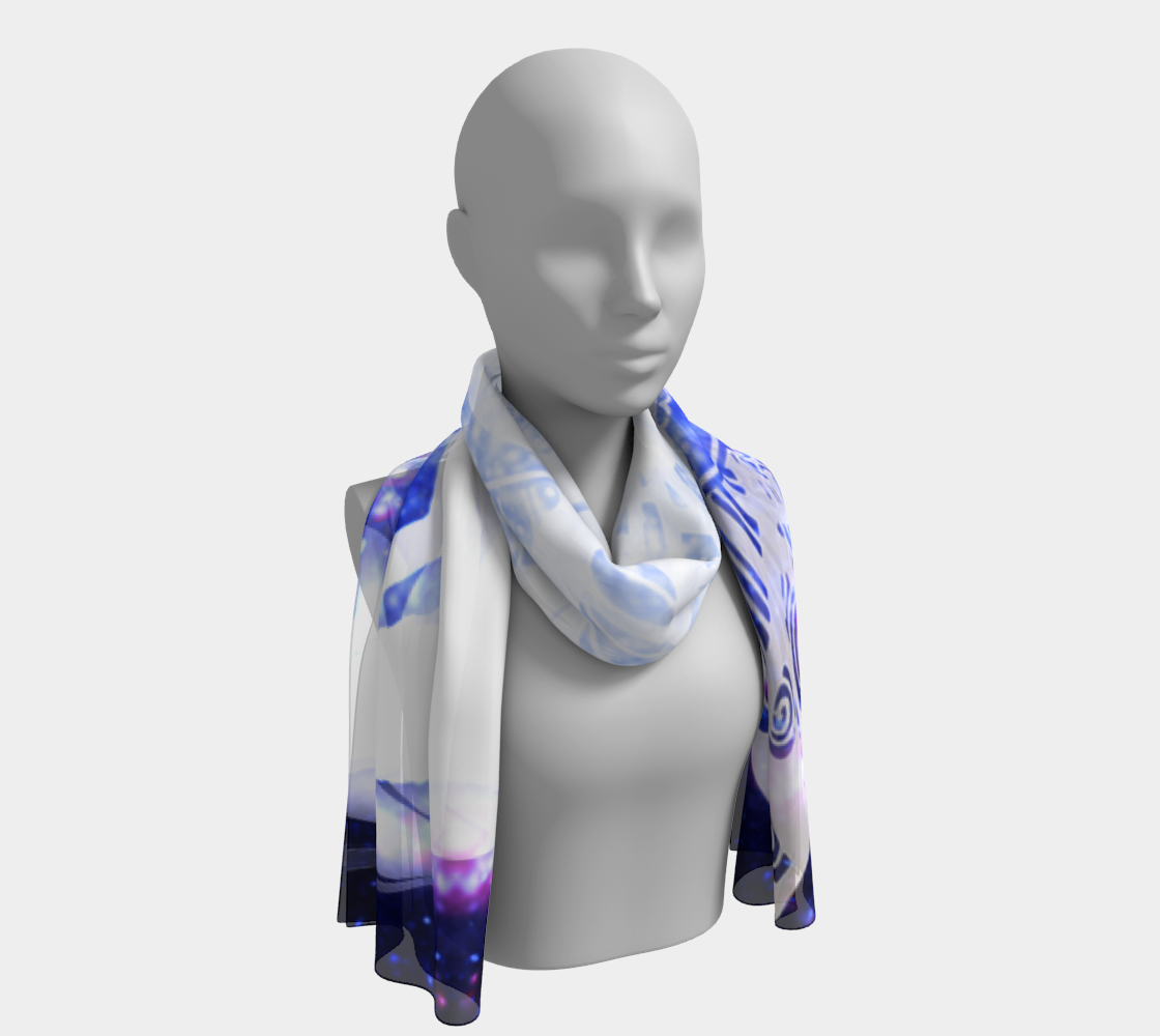 Katerina's Lotus Meditations Long Scarf