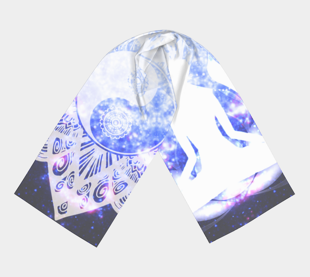 Katerina's Lotus Meditations Long Scarf