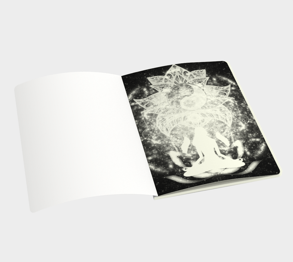Katerina's Lotus Meditations Large Notebook